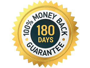 Risk-free 180-day money-back guarantee